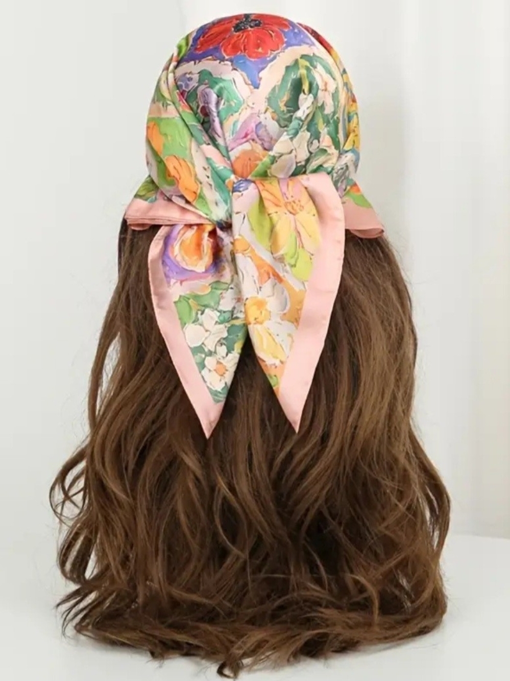 Floral. Scarf - Picture 4 of 5